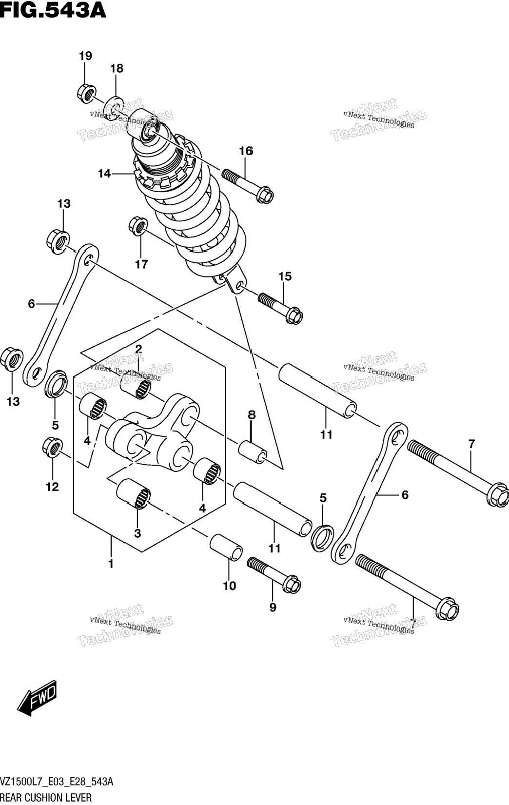 Rear Cushion Lever