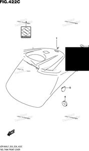 Нажмите для увеличения Fuel Tank Front Cover (Vzr1800bzl7 E28)