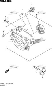 Нажмите для увеличения Headlamp (Vzr1800bzl7 E03)