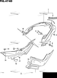 Нажмите для увеличения Rear Fender (For Pgz) (Vzr1800bzl7 E28)