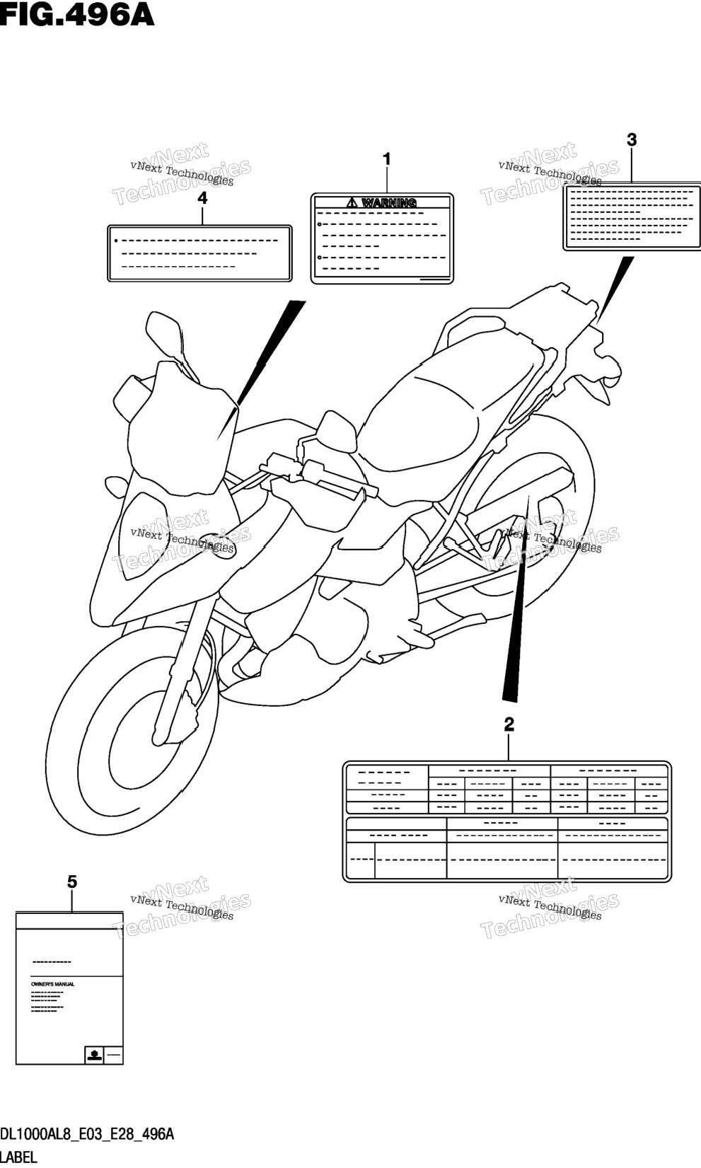 Label (Dl1000al8 E03)
