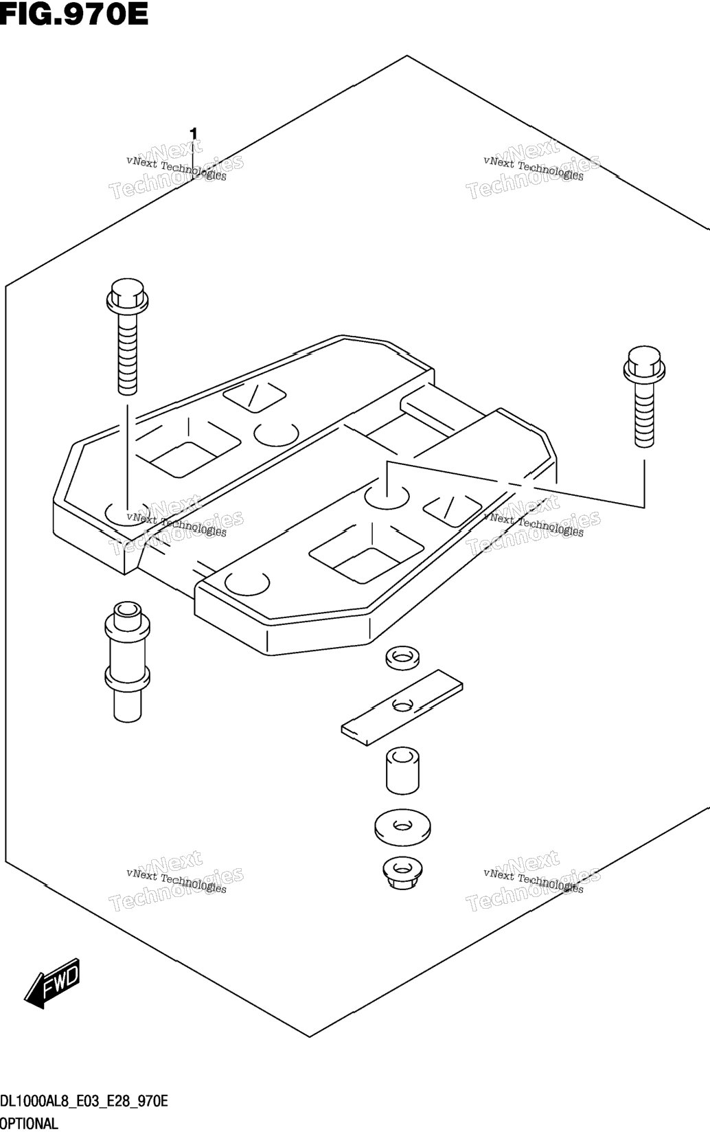 Optional (Top Case Bracket Set)