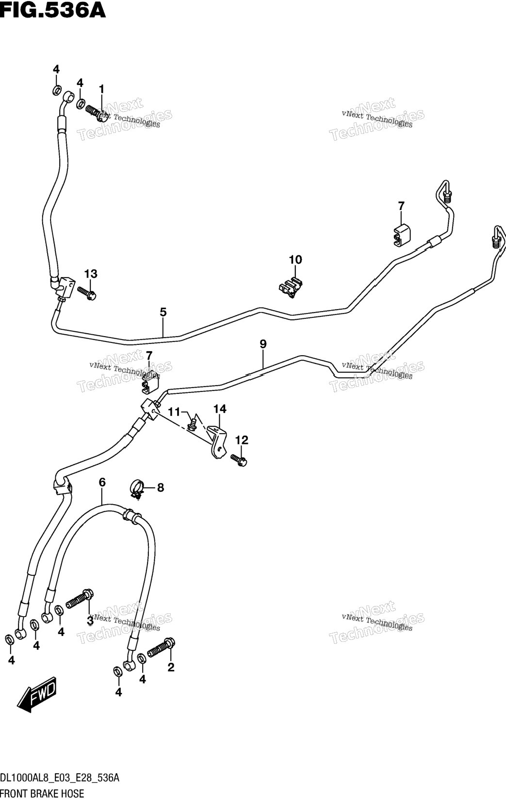 Front Brake Hose