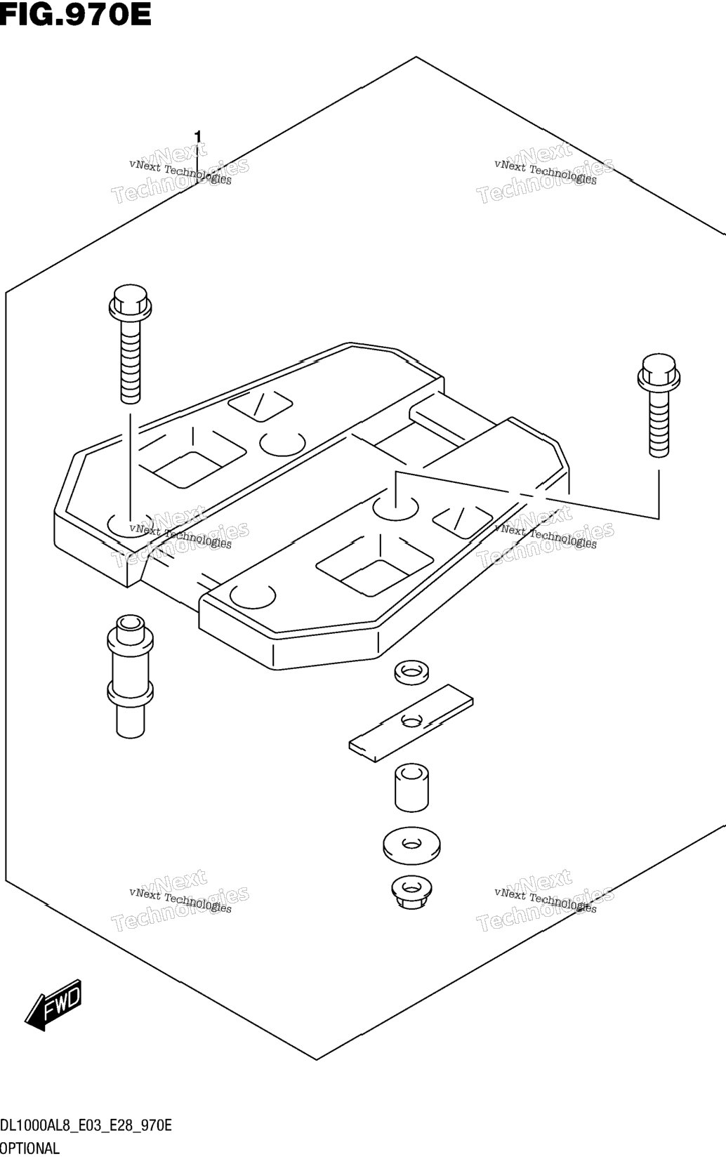 Optional (Top Case Bracket Set)