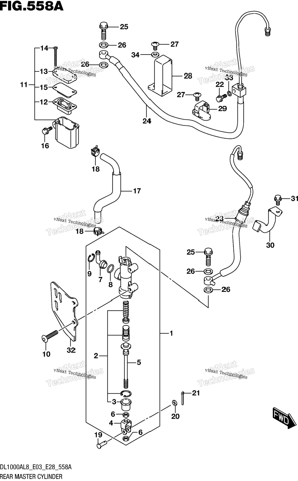Rear Master Cylinder