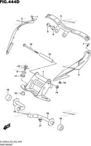 Front Bracket (Dl1000al8 E28) (For Yvb,Yww)