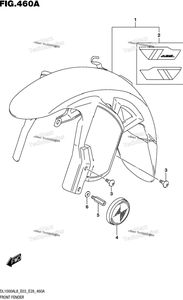 Front Fender (Dl1000al8 E03) (For Yu1)