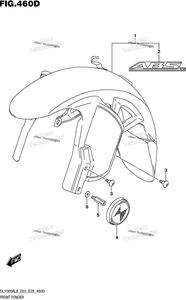 Front Fender (Dl1000al8 E28) (For Yvb,Yww)