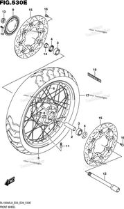 Front Wheel (Dl1000xal8 E28)