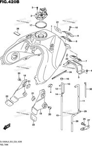Fuel Tank (Dl1000al8 E03) (For Yvb,Yww)
