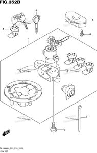 Lock Set (For Top Case,Side Case)