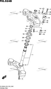 Steering Stem (Dl1000al8 E28)