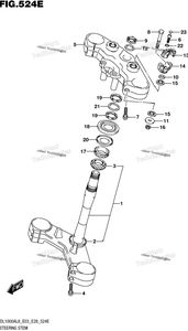 Steering Stem (Dl1000xal8 E28)