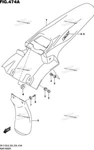 Rear Fender (Dr-Z125l8 E28)