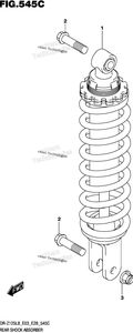 Rear Shock Absorber (Dr-Z125ll8 E28)