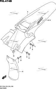 Rear Fender (Dr-Z125ll8 E03)