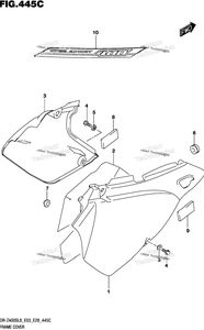 Нажмите для увеличения Frame Cover (Dr-Z400sl8 E33)