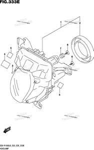 Нажмите для увеличения Headlamp (Gsx-R1000al8 E33)