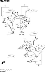 Side Cowling (Gsx-R1000al8 E28) (For Ykv)