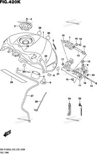 Нажмите для увеличения Fuel Tank (Gsx-R1000al8 E33) (For Ykv)