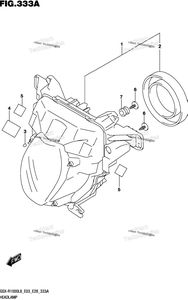 Нажмите для увеличения Headlamp (Gsx-R1000l8 E03)
