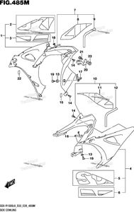 Side Cowling (Gsx-R1000rzl8 E28)