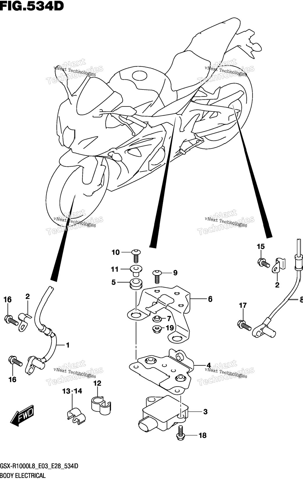 Body Electrical (Gsx-R1000al8 E28)