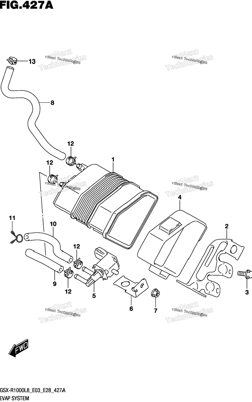 Evap System (Gsx-R1000l8 E33)