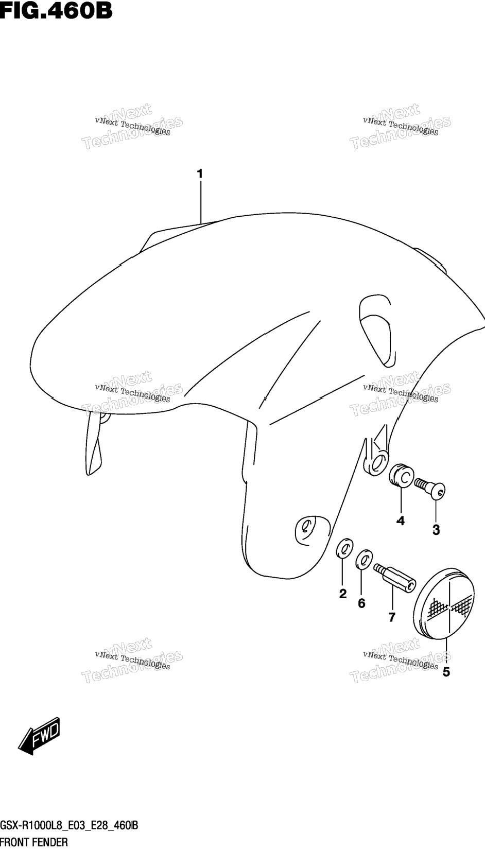 Front Fender (Gsx-R1000l8 E33)