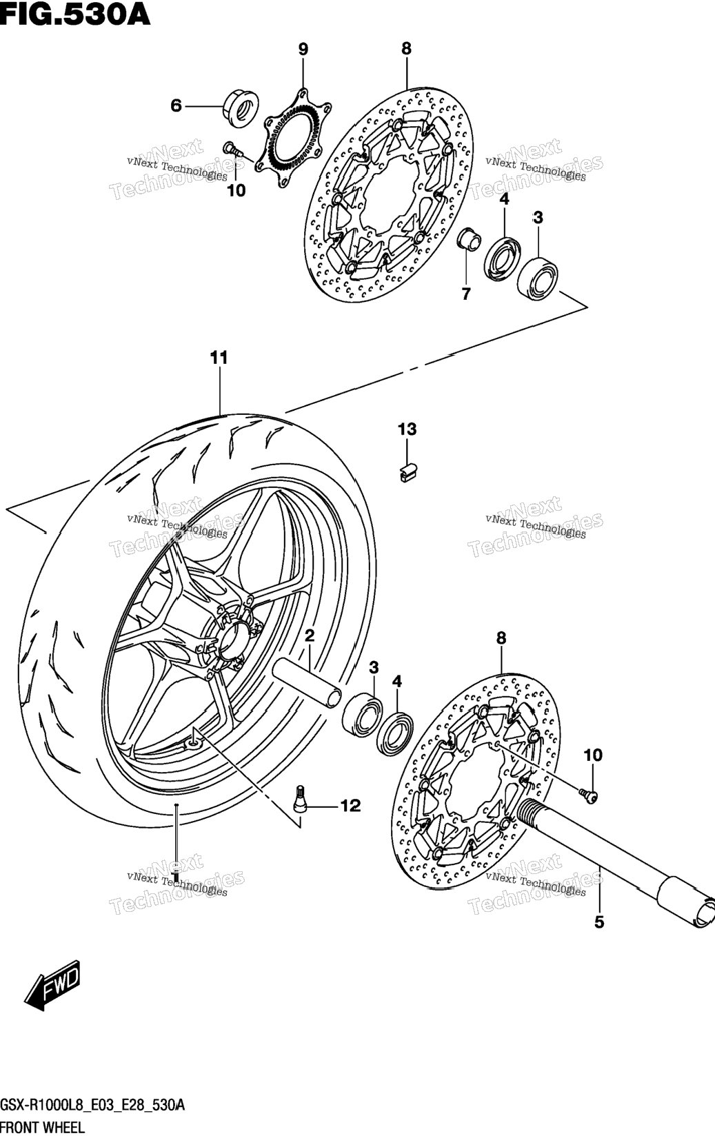 Front Wheel (For Yvb,Yww)