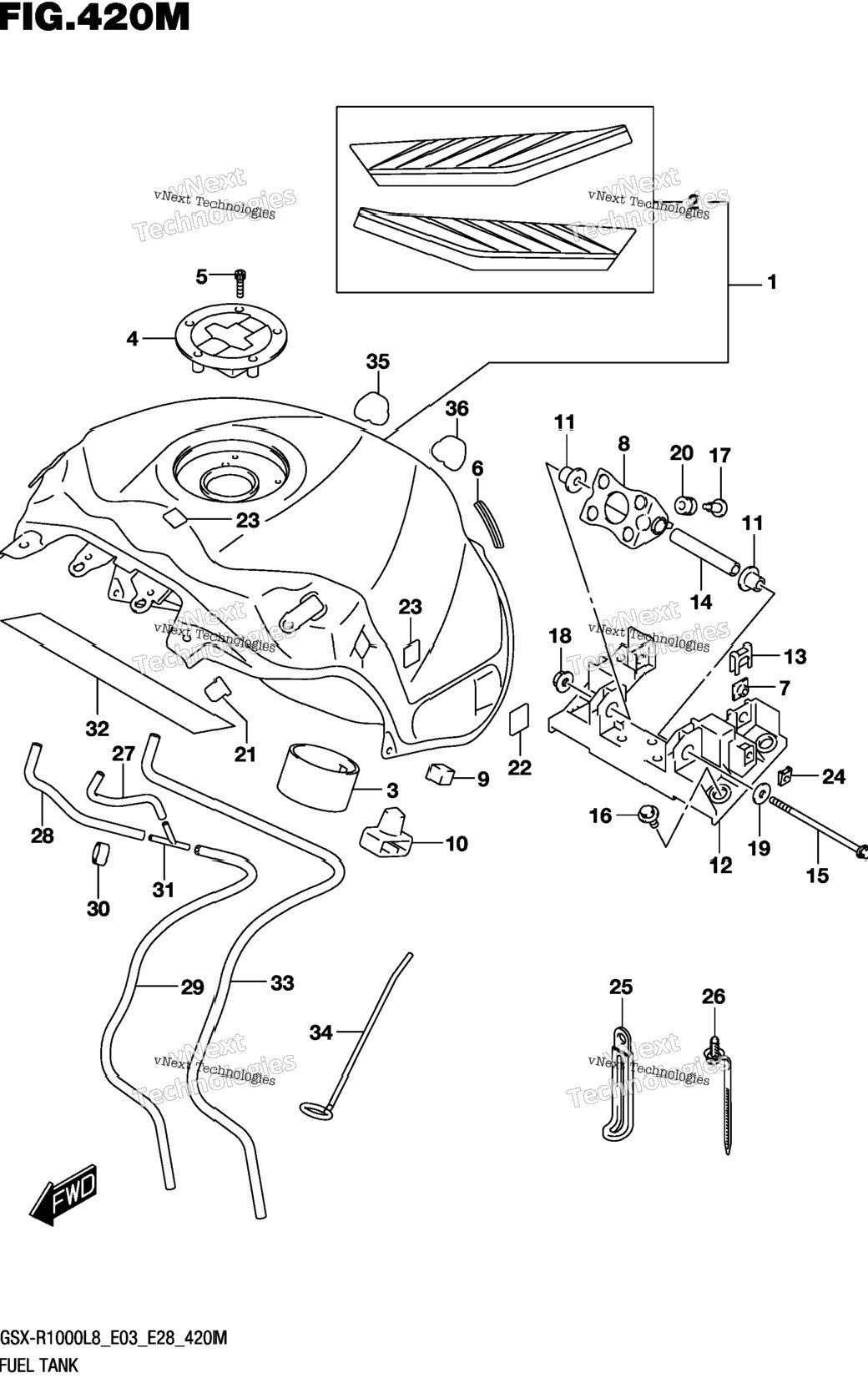 Fuel Tank (Gsx-R1000rzl8 E28)