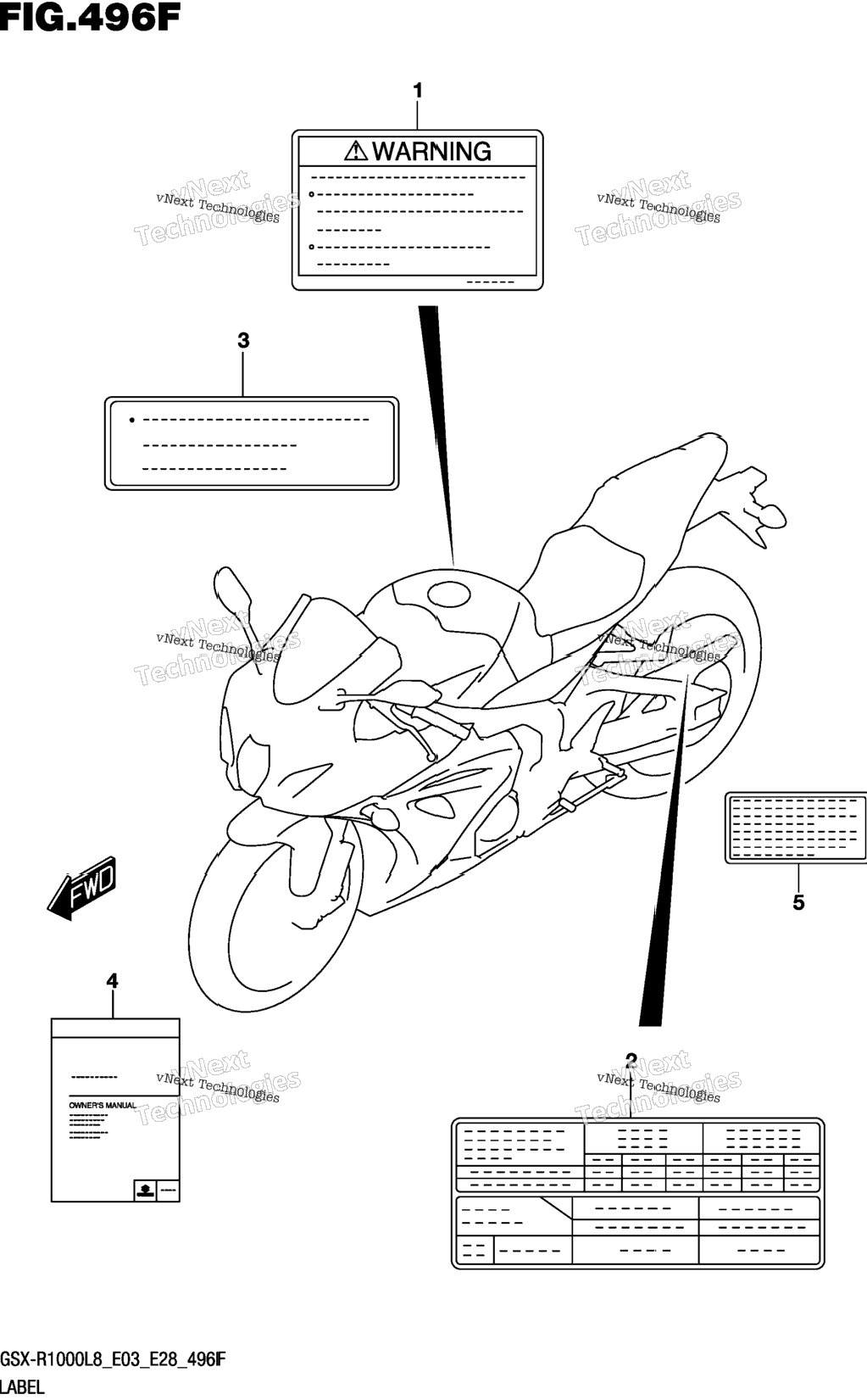 Label (Gsx-R1000rzl8 E03)