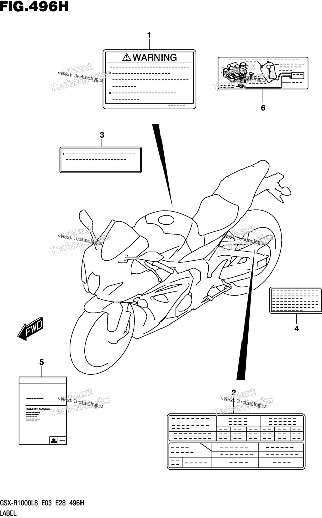 Label (Gsx-R1000rzl8 E33)