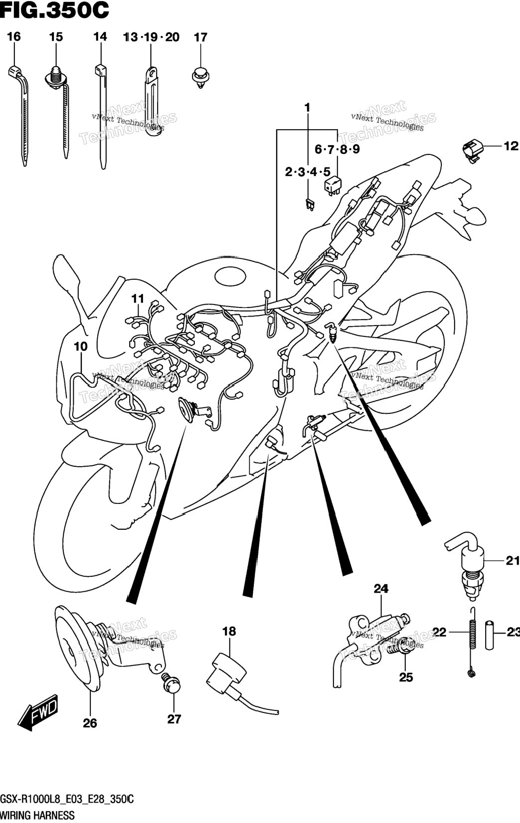 Wiring Harness (Gsx-R1000al8 E03)