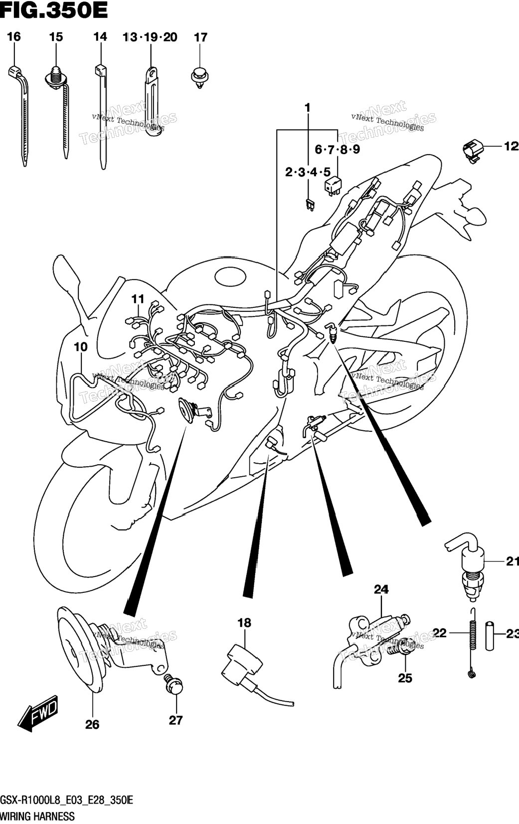 Wiring Harness (Gsx-R1000al8 E33)
