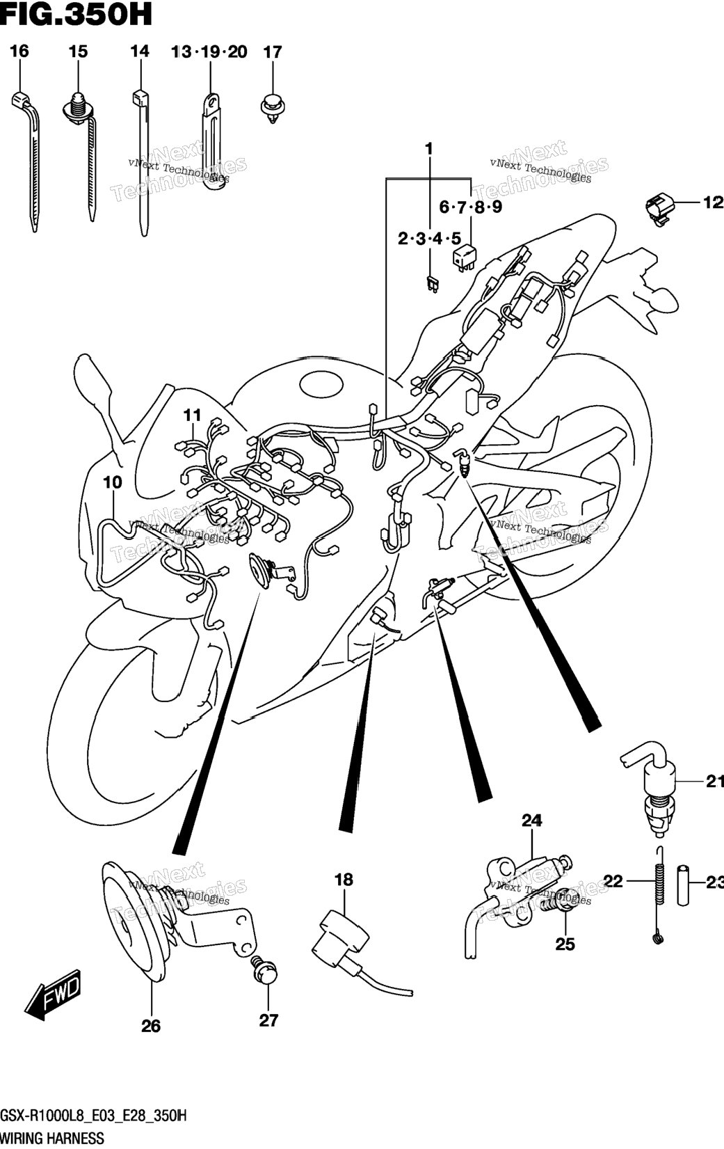 Wiring Harness (Gsx-R1000rzl8 E33)