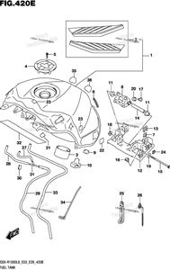 Нажмите для увеличения Fuel Tank (Gsx-R1000al8 E03) (For Yww)