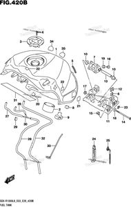 Нажмите для увеличения Fuel Tank (Gsx-R1000l8 E03) (For Ykv)