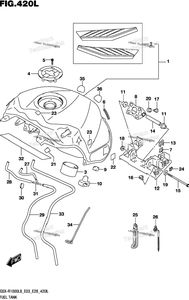 Нажмите для увеличения Fuel Tank (Gsx-R1000rzl8 E03)