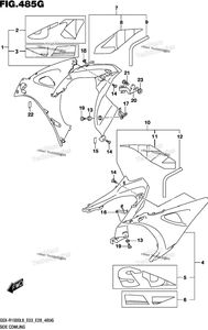Side Cowling (Gsx-R1000al8 E28) (For Yww)