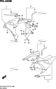 Side Cowling (Gsx-R1000l8 E03) (For Ykv)