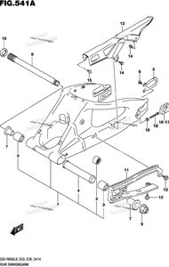 Нажмите для увеличения Rear Swingingarm