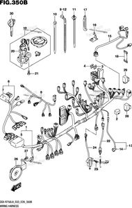 Нажмите для увеличения Wiring Harness (Gsx-R750l8 E28)