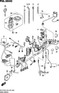 Нажмите для увеличения Wiring Harness (Gsx-R750l8 E33)