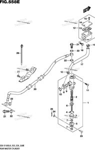Rear Master Cylinder (Gsx-S1000l8 E33)