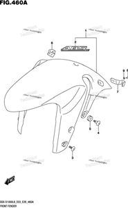 Front Fender (Gsx-S1000al8 E03)
