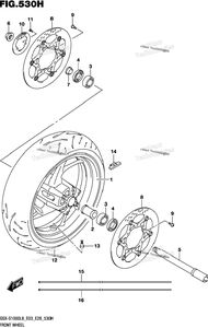 Нажмите для увеличения Front Wheel (Gsx-S1000azl8 E33)