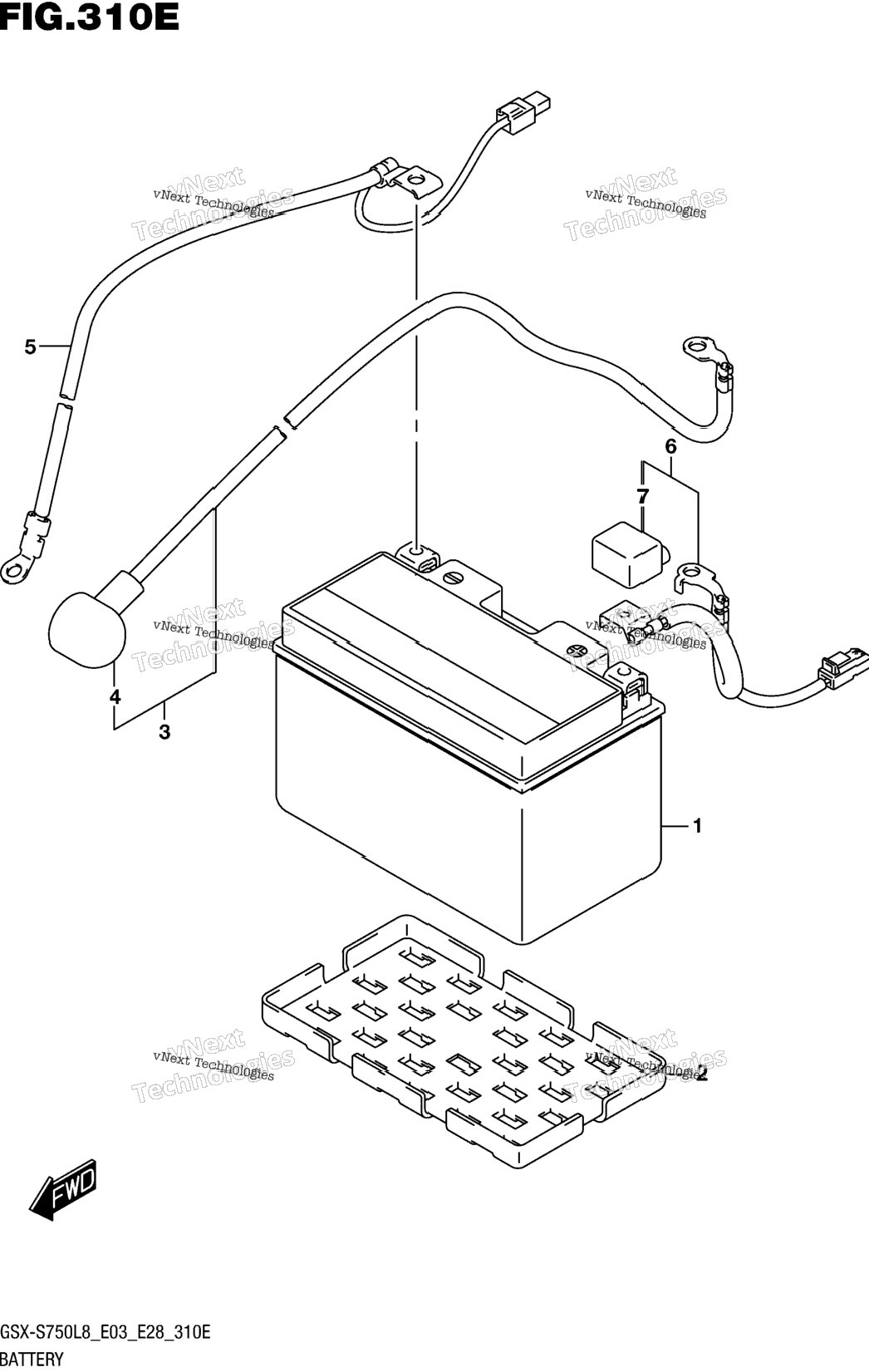 Battery (Gsx-S750al8 E28)