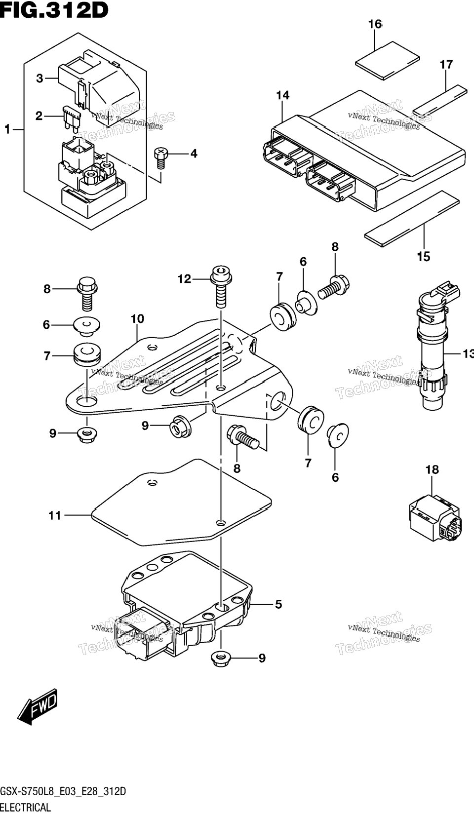 Electrical (Gsx-S750zl8 E33)