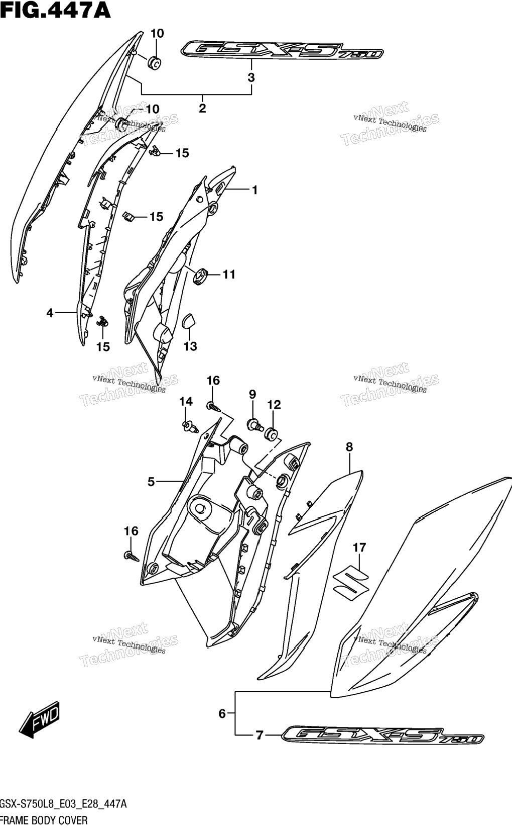 Frame Body Cover (For Yvz,Kel)